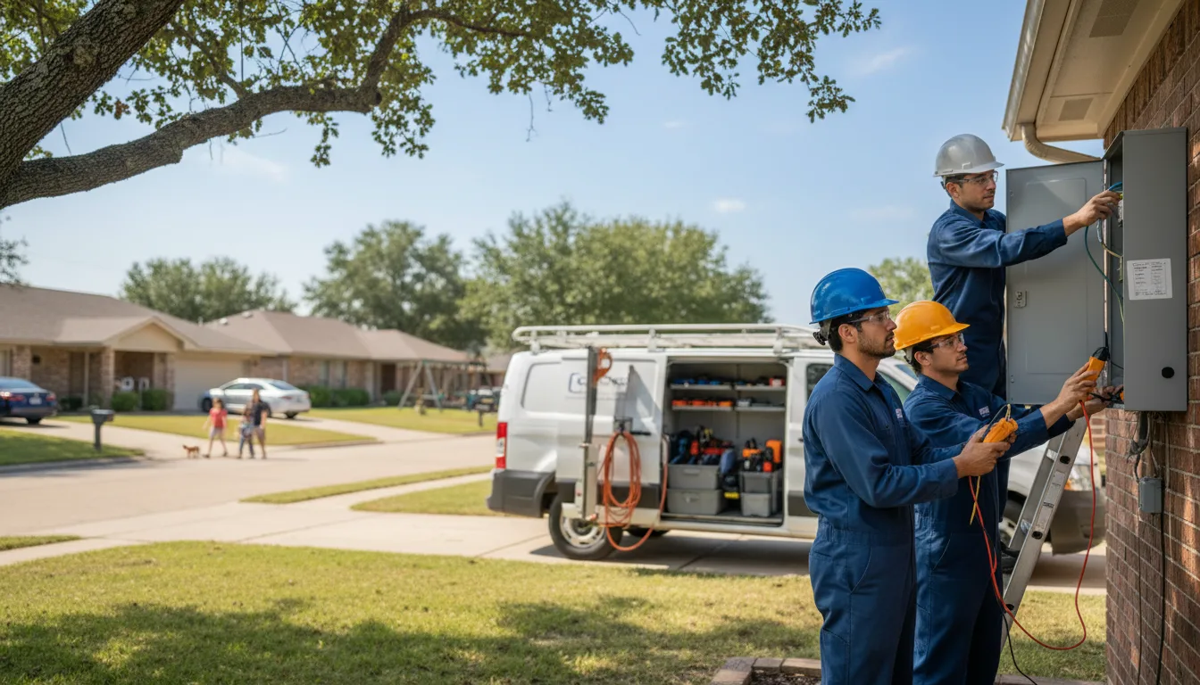 Certified electrician providing emergency electrical services in Riverside, IA